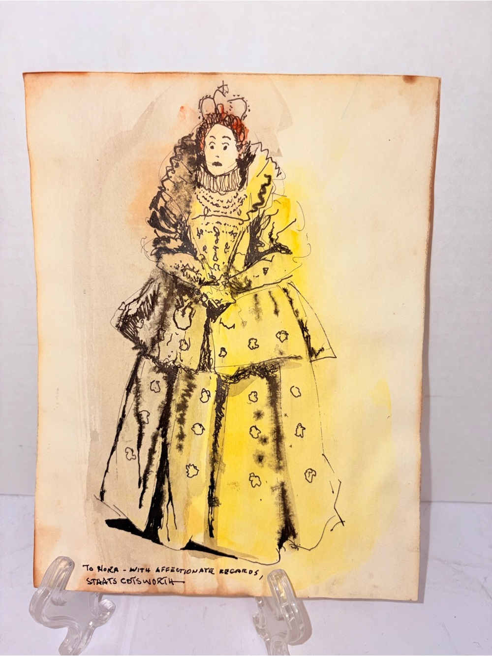 Signed Staats Cotsworth Drawing Art